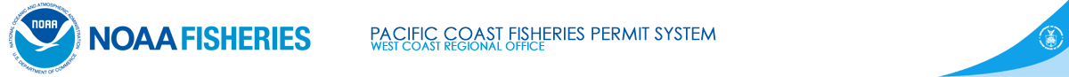 Pacific Coast Fisheries Permits